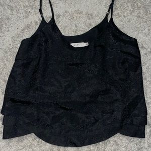 Cute black party top